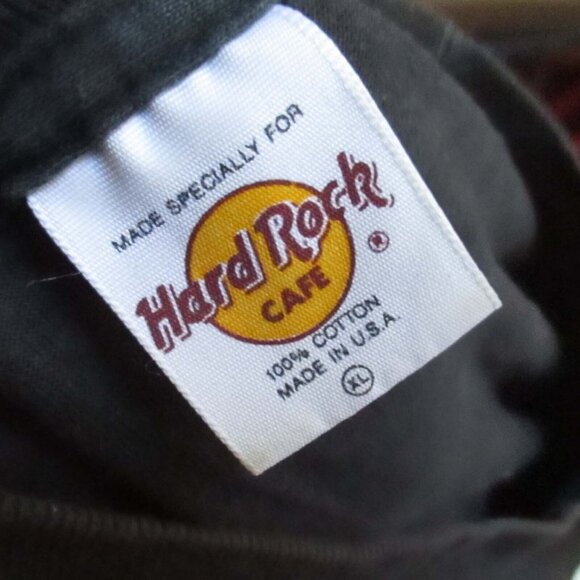 Vintage XL T-shirt Single Stitch Hard Rock Cafe Las Vegas Save The Planet USA - Picture 5 of 5
